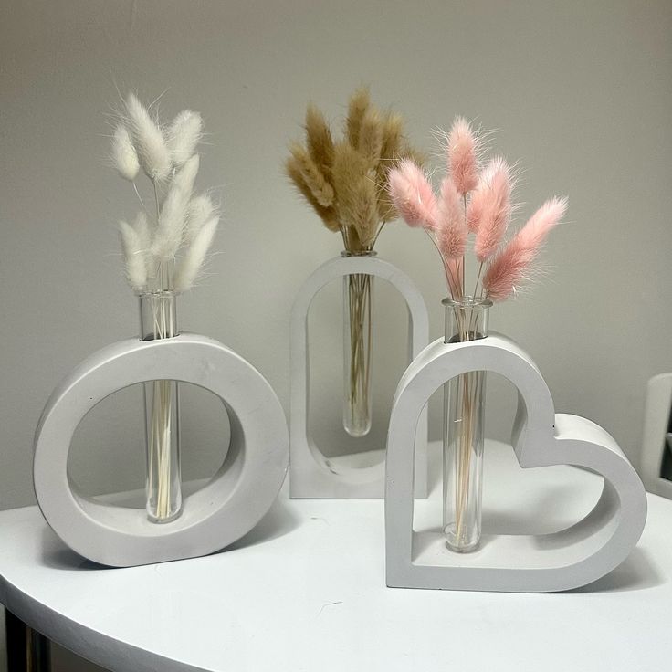 Modern Doughnut Vase Oval Shape