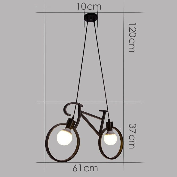 Cycle Shaped Hanging Lamp
