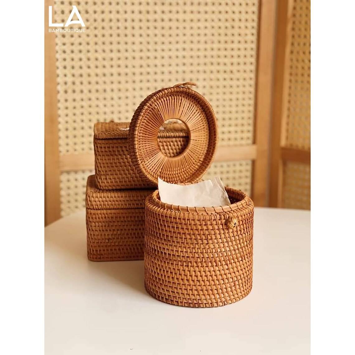 Luxury wooden tissue box