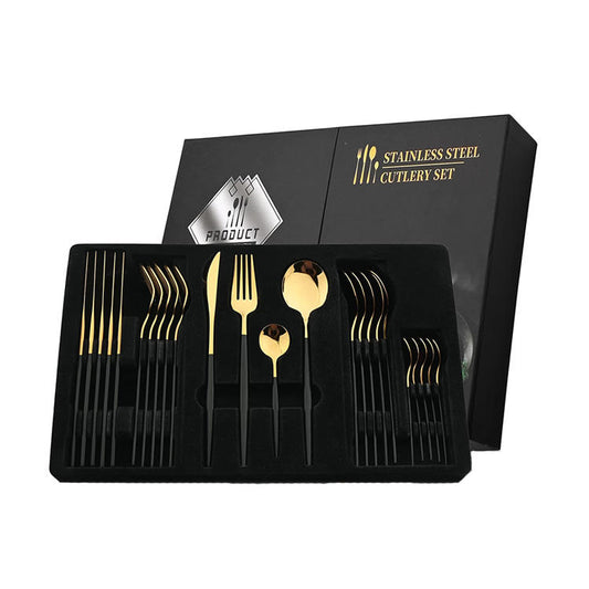 Stainless cutlery set