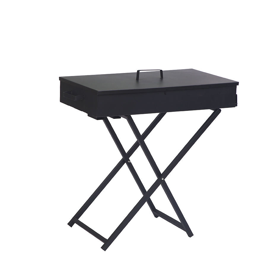 Portable foldable BBQ grill