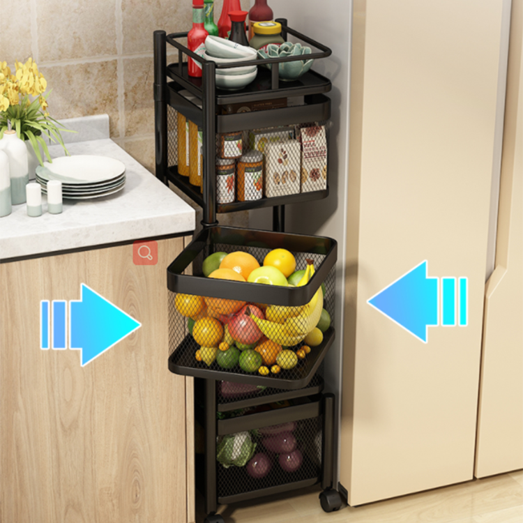 Rotating storage organizer