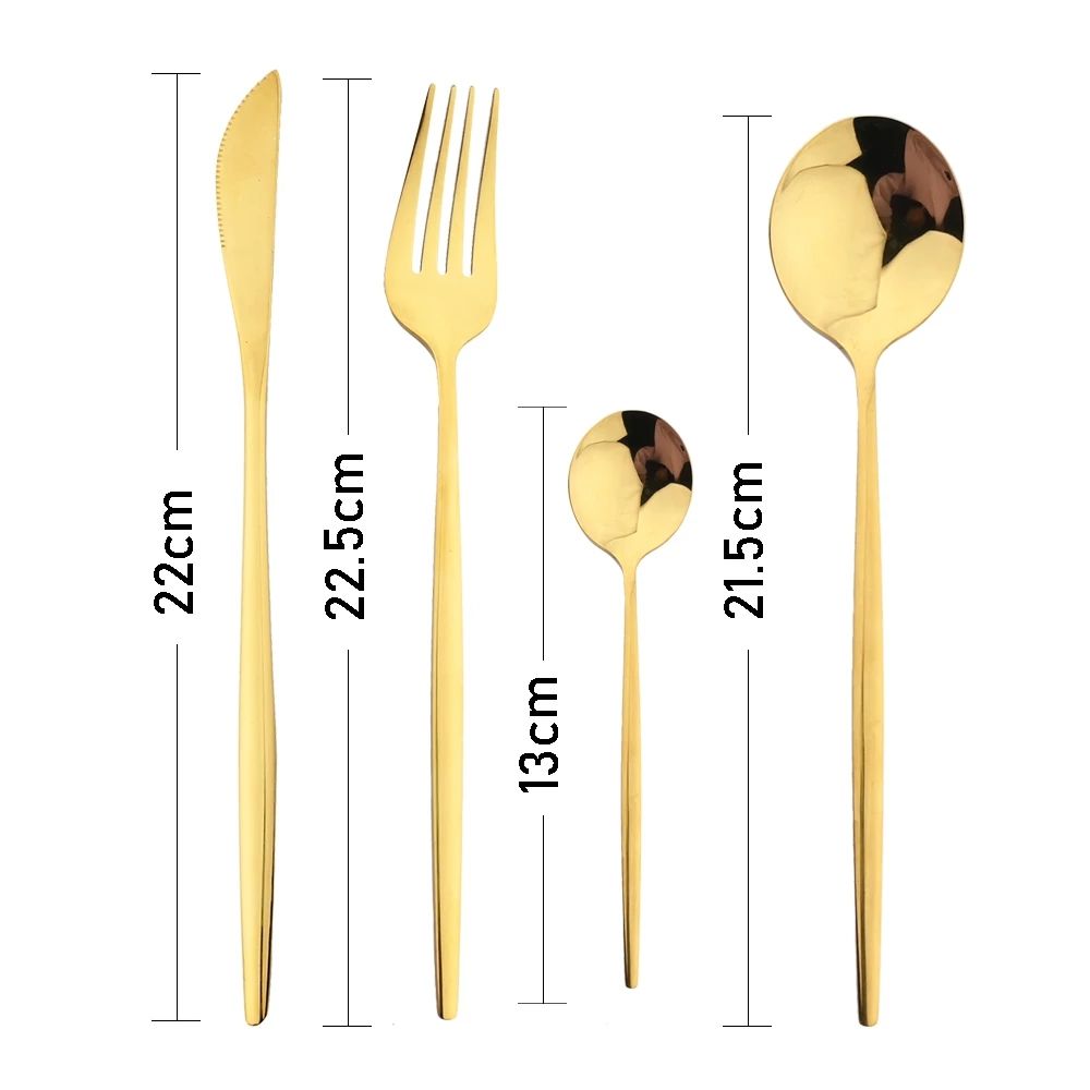 Stainless cutlery set