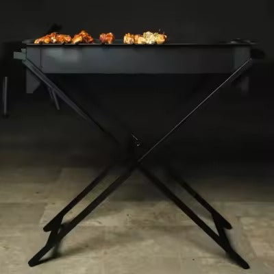 Portable foldable BBQ grill